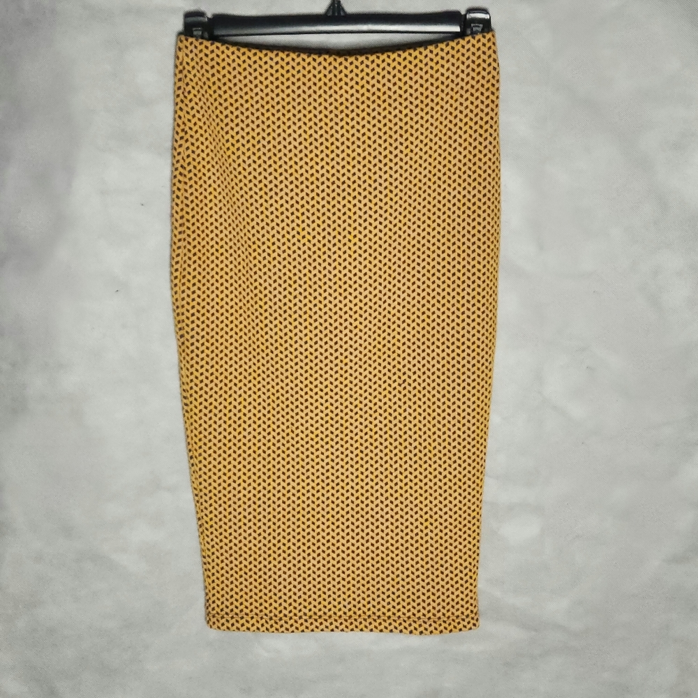 Zara TraFaluc Printed High Waisted Pencil Skirt